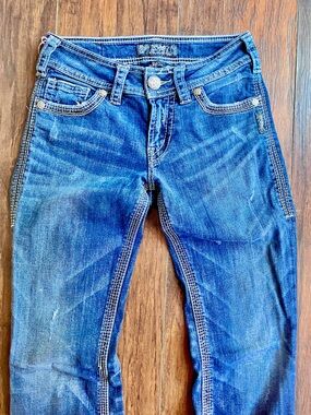 Silver Jeans Co. Women's Denim-Boot Cut.4line Stitching-American Vintage Style.